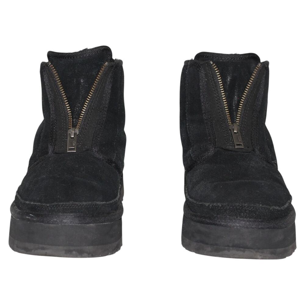 Ugg Neumel Zip Platform Booties Black Red Size 9 - image 1